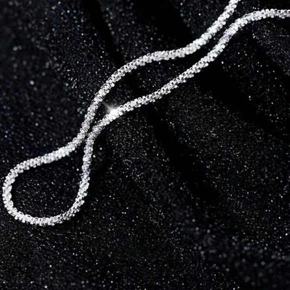 2pcs/set Simple Shiny Silver Anklet For Women, Great For Dates, Holidays - Picture 3 of 5